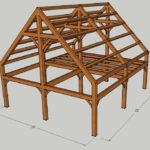 Timber frame kit 28x32