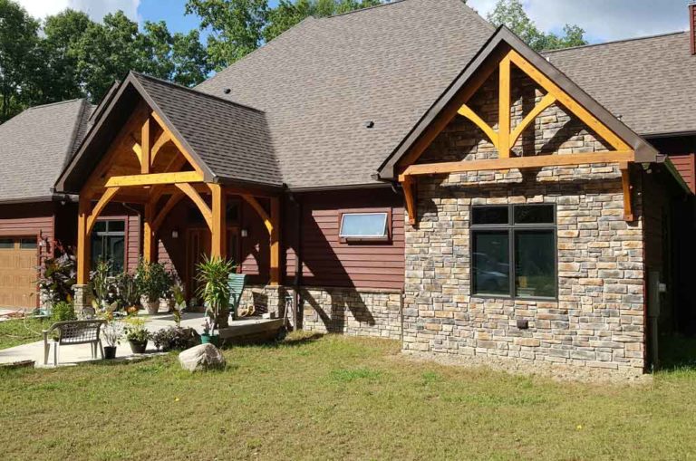 Adding timber frame elements to your current home